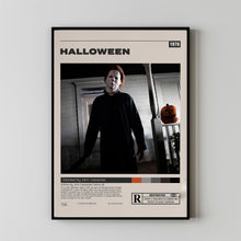 Halloween Poster, John Carpenter, Minimalist Movie Poster, Vintage Retro Art