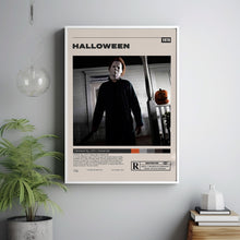Halloween Poster, John Carpenter, Minimalist Movie Poster, Vintage Retro Art