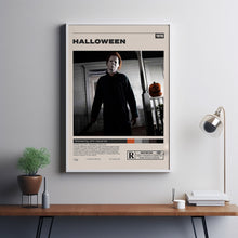 Halloween Poster, John Carpenter, Minimalist Movie Poster, Vintage Retro Art