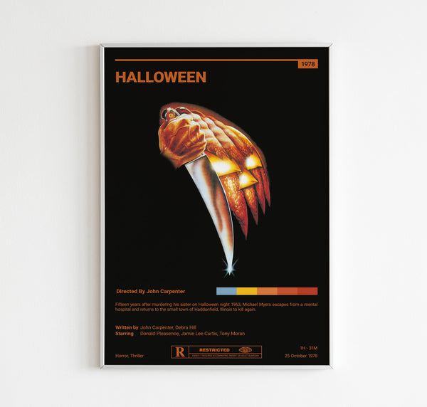 Halloween  Halloween Movie Poster  Minimalist Movie Poster  Vintage Retro Art Print  Custom Poster  Wall Art Print  Home decor 1590406744 - 1