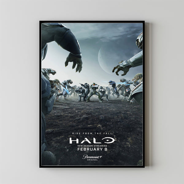 Halo Season 2 Poster 2024 FilmRoom Decor Wall ArtPoster GiftCanvas prints 3