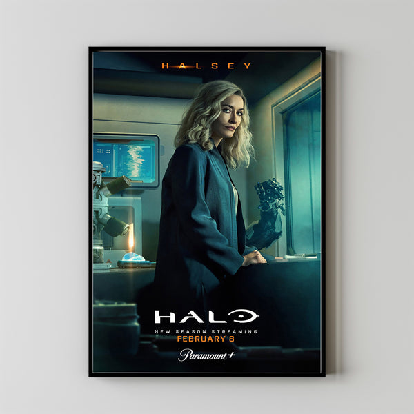 Halo Season 2 Poster 2024 FilmRoom Decor Wall ArtPoster GiftCanvas prints 6
