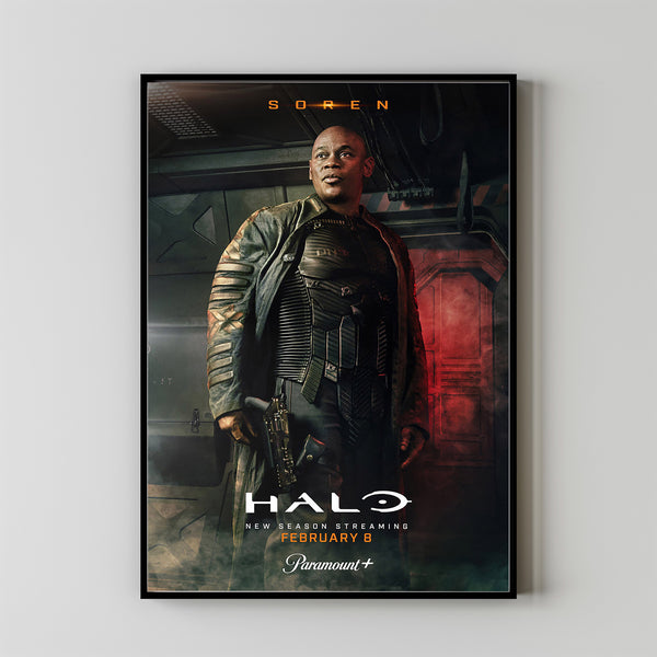 Halo Season 2 Poster 2024 FilmRoom Decor Wall ArtPoster GiftCanvas prints 9