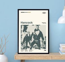 Hancock Movie Poster, Peter Berg, Vintage Poster, Wall Art Print, Minimalist Movie, Modern Vintage, Minimalist Poster, Birthday Gifts 1703095907