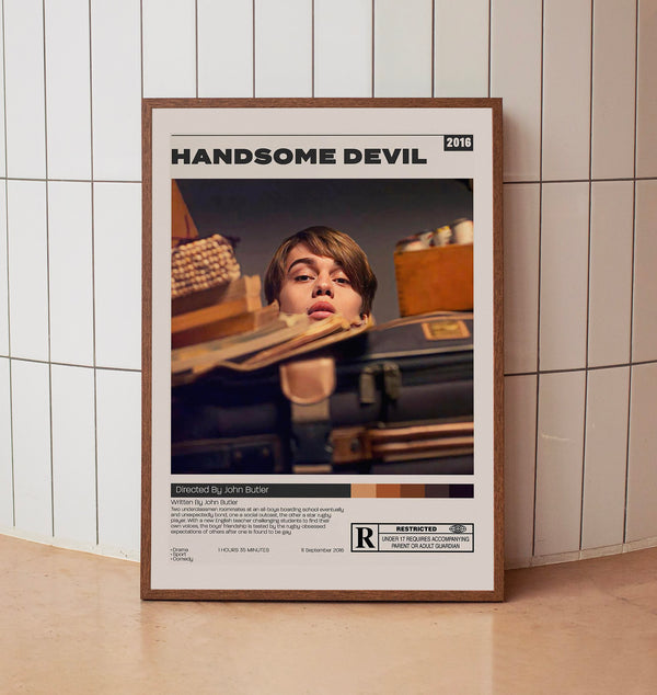 Handsome Devil Poster, John Butler, Minimalist Movie Poster