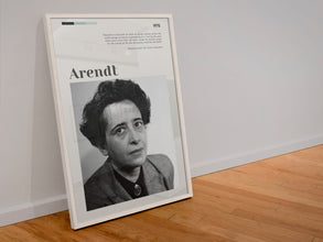 Hannah Arendt Poster Wall Art Quote philosopher antisemitism  political theorists  Poster  Art Gift 1550512178