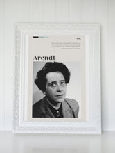 Hannah Arendt Poster Wall Art Quote philosopher antisemitism  political theorists  Poster  Art Gift 1550512178