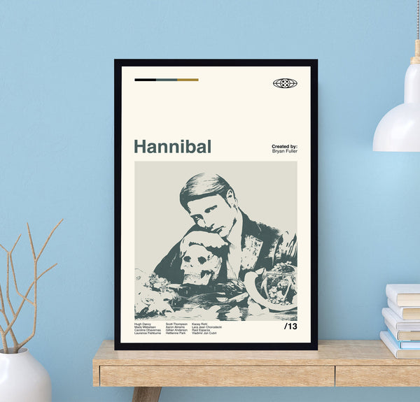 Hannibal Poster, Hannibal Movie Poster, Movie Poster, Retro Movie Poster, Abstract Poster, Retro Poster, Minimalist Art, Dad Gifts 1703096395