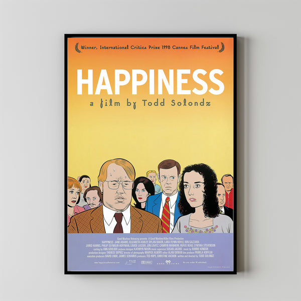 Happiness Movie Poster Print, Canvas Wall Art, Room Decor, Movie Art