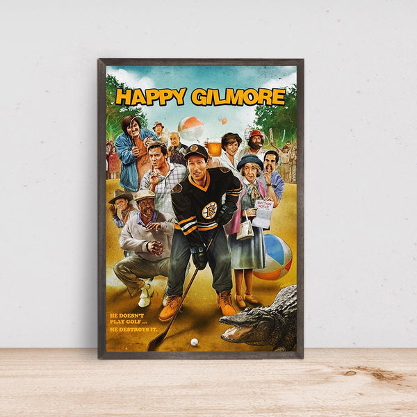Happy Gilmore Movie Poster, Room Decor, Home Decor, Art Poster for Gift 1658818379