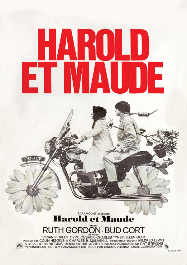 Harold and Maude - Alternative French Film Movie Print Wall Art Poster 1579418113