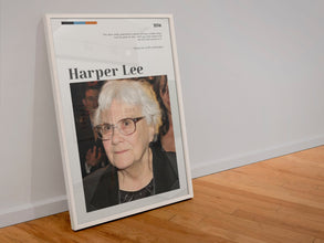 Harper Lee Poster Wall Art  Poster  Art Gift Quote Nelle Harper Lee American novelist To Kill a Mockingbird 1561167928