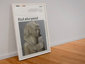 Hatshepsut Poster Wall Art  Poster  Art Gift Quote Portrait Egypt Pyramids Vintage Pharaoh Great Royal Wife 1561390140