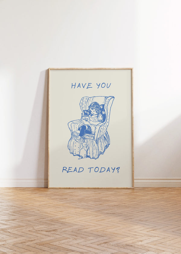 Have You Read Today Print Vintage Book Art Funny Reading Poster Vintage Decor Encouraging Quote Art Print  Wall Art 1 Print 1499374577