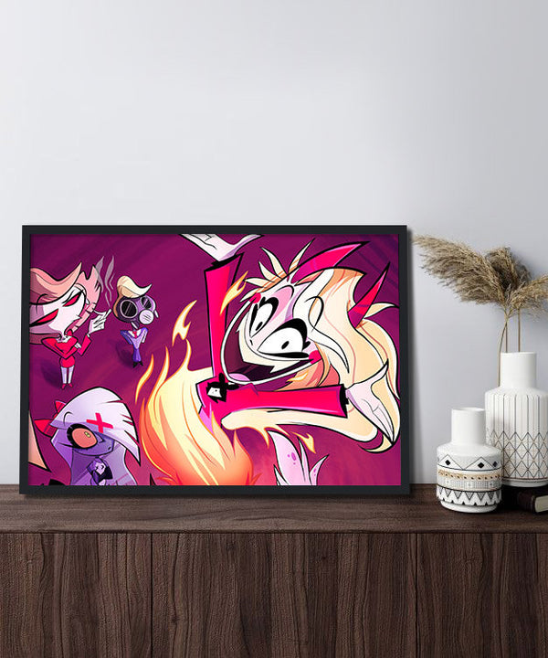 Hazbin Hotel Movie Poster, Wall Art Prints, Canvas Material Gift, High quality Canvas art print, Home Decor, Keepsake 1671908027