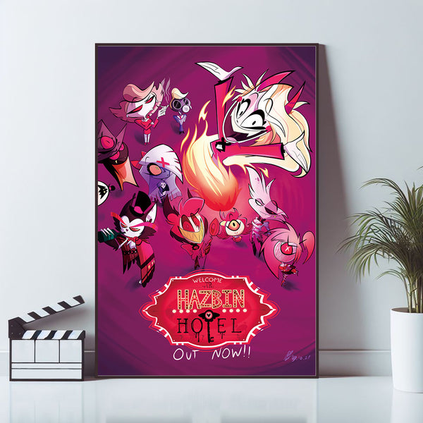 Hazbin Hotel Movie Poster, Wall Art Prints, Canvas Material Gift, High quality Canvas print, Home Decor, Keepsake 1688316302