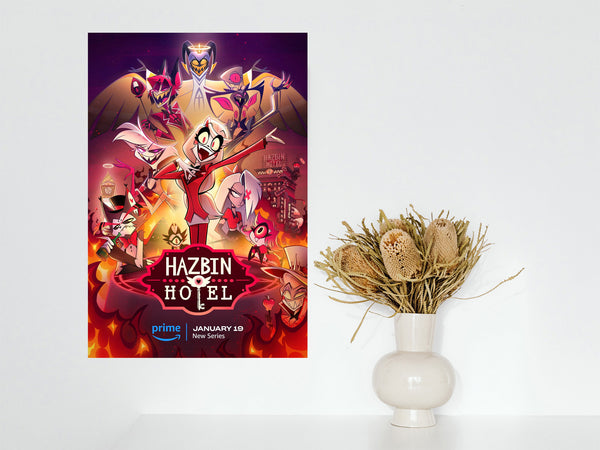 Hazbin Hotel Season 1 Movie Poster 2023 Movie  Poster Gift  Bedroom Dormitory Wall Decoration 1676903246