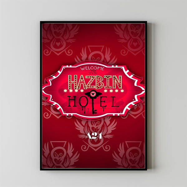 Hazbin Hotel (2024) Movie Poster,Film Fan Collectibles,Vintage Movie Poster,Home Decor,Wall Art,Poster Gifts