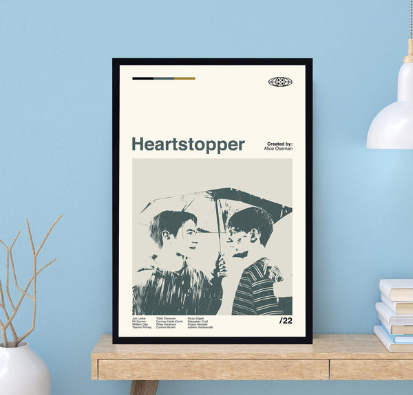 Heartstopper Poster, Alice Oseman, Heartstopper Movie, Retro Movie Poster, Abstract Poster, Retro Poster, Minimalist Art, Dad Gifts 1703097533