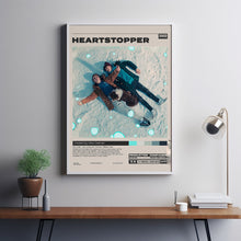 Heartstopper Poster, Alice Oseman, Minimalist Tv Series, Vintage Retro Art