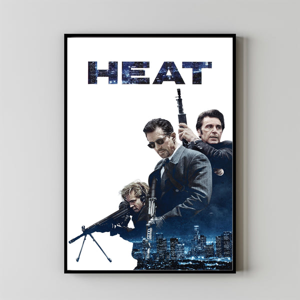 Heat Movie Poster,Film Fan Collectibles,Vintage Movie Poster,Home Decor,Wall Art,Poster Gifts