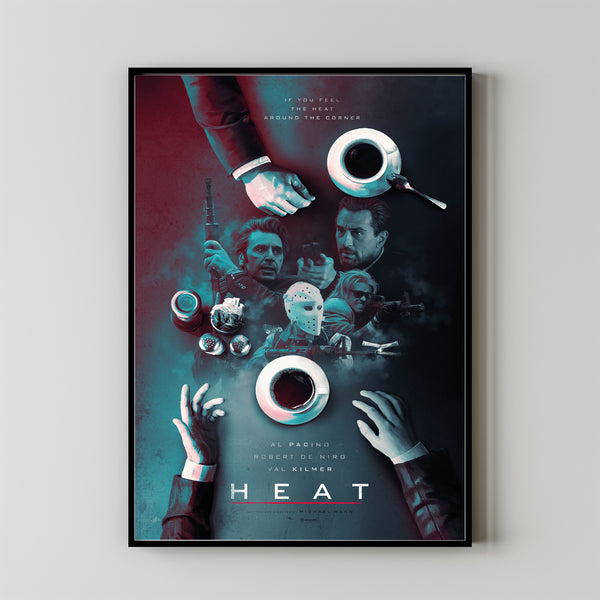 Heat Movie Poster,Film Fan Collectibles,Vintage Movie Poster,Home Decor,Wall Art,Poster Gifts 6