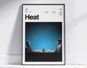 Heat Movie Poster, Heat Wall Decor, Heat Poster Print, Vintage Retro Art Print 1659052372