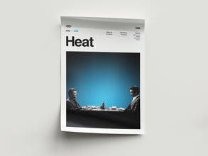 Heat Movie Poster, Heat Wall Decor, Heat Poster Print, Vintage Retro Art Print 1659052372