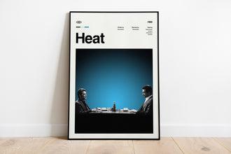 Heat Movie Poster, Heat Wall Decor, Heat Poster Print, Vintage Retro Art Print 1659052372