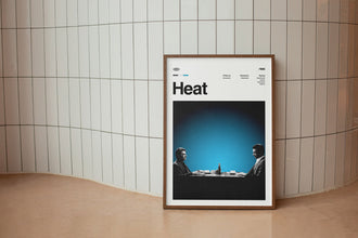 Heat Movie Poster, Heat Wall Decor, Heat Poster Print, Vintage Retro Art Print 1659052372