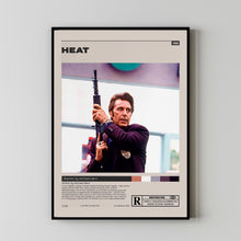 Heat Poster,Michael Mann, Minimalist Tv Series, Tv Series