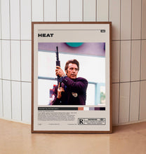 Heat Poster,Michael Mann, Minimalist Tv Series, Tv Series