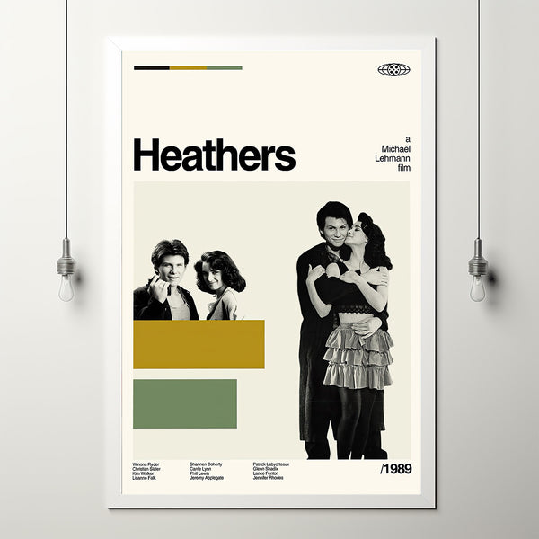 Heathers Poster, Michael Lehmann Film, Heathers Movie, Retro Movie Poster, Room Decor, Printable Art, Digital Art, Wall Art, Home Decor