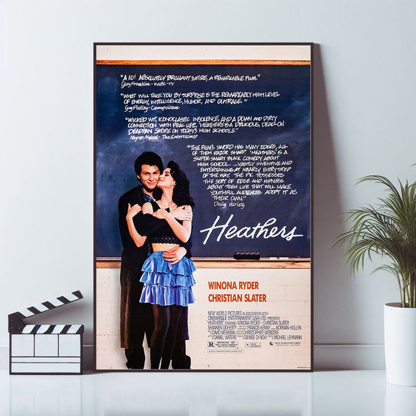 Heathers, Movie Poster, Wall Art Prints, Art Poster, Canvas Material Gift, Keepsake, Home Decor, Live Room Wall Art 1610370649