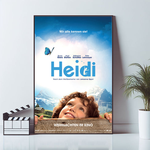 Heidi Movie Poster, Art Poster, Home Decor, Canvas Material Gift,  Live Room Wall Art, High Quality Reproduction, Keepsake 1627076661