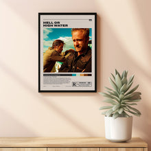 Hell or High Water Poster,David Mackenzie, Minimalist Tv Series, Tv Series