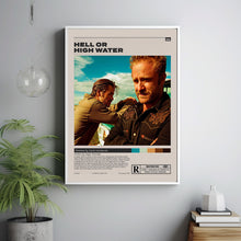 Hell or High Water Poster,David Mackenzie, Minimalist Tv Series, Tv Series
