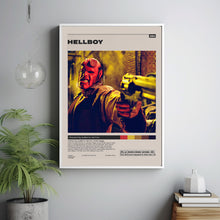 Hellboy Poster,Guillermo del Toro, Minimalist Tv Series, Tv Series
