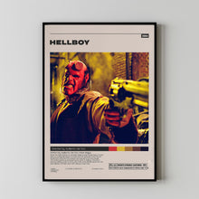 Hellboy Poster, Guillermo del Toro, Minimalist Movie Poster