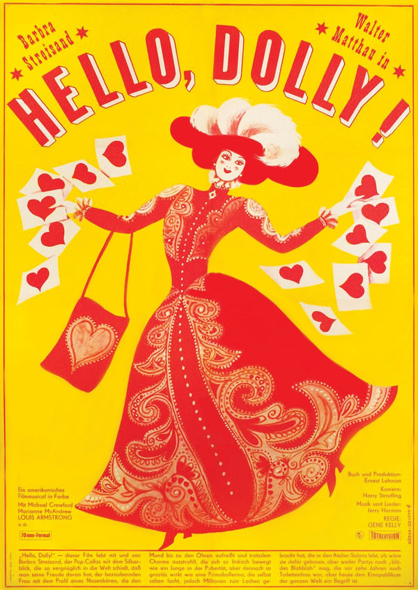 Hello, Dolly - Alternative French Film Movie Print Wall Art Poster 1565234480