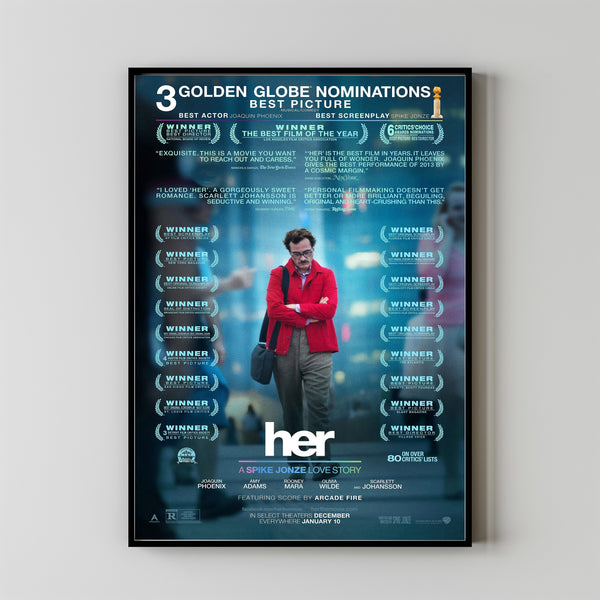 Her Movie Poster Art Print Movie Posters Gift for Movie lovers 1