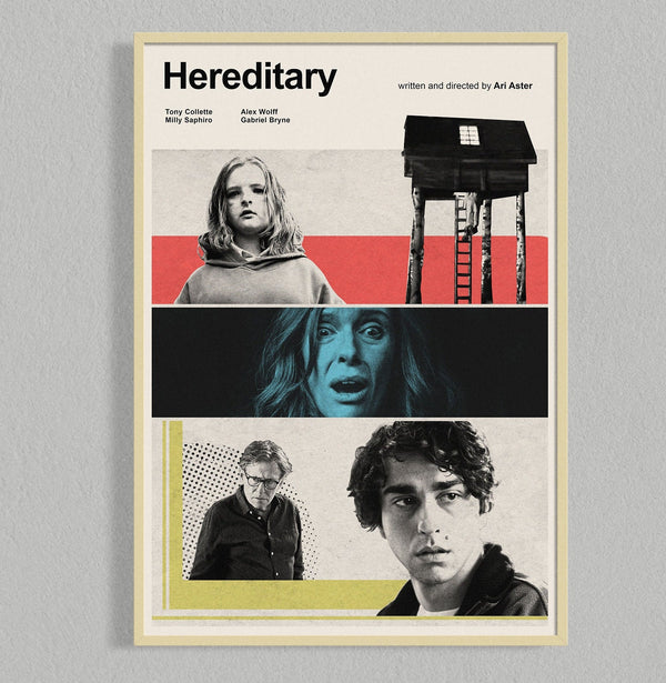 Hereditary Mid Century Movie Poster  Film Posters  Minimalist Movie Poster    Wall Art Poster 1004103589