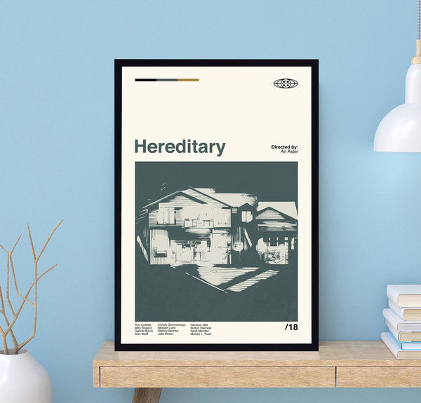 Hereditary Movie Poster, Ari Aster, Wall Art Print, Minimalist Movie, Modern Vintage, Minimalist Poster, Vintage Poster, Birthday Gifts 1688943748