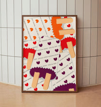 Herman Miller Ice Cream Love Midcentury Modern Print - Wall Art Print 1428475721