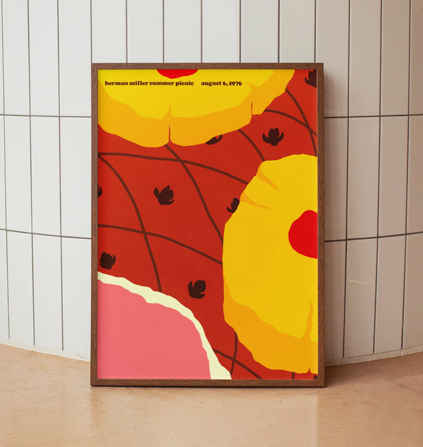 Herman Miller Summer Picnic Midcentury Modern Poster - Wall Art Print 1414386790