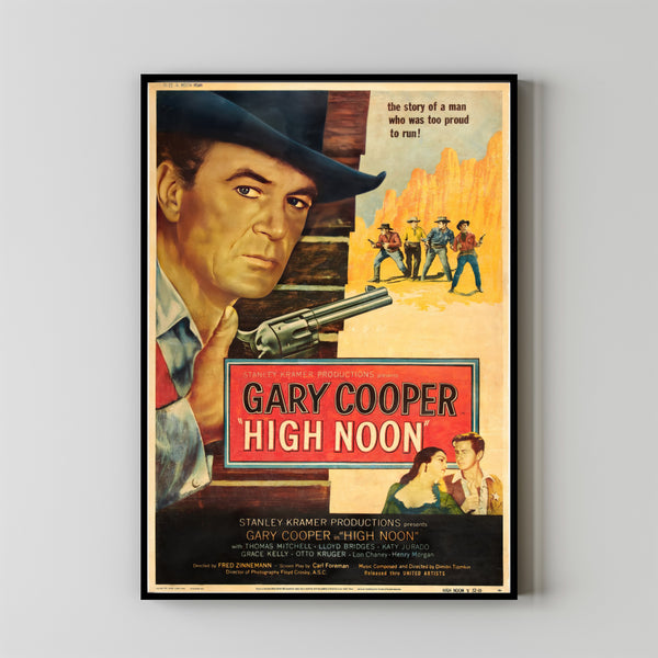 High Noon Movie Poster, Room Decor, Home Decor, Art Poster for Gift 2