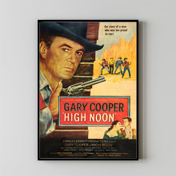High Noon Movie Poster, Room Decor, Home Decor, Art Poster for Gift 5