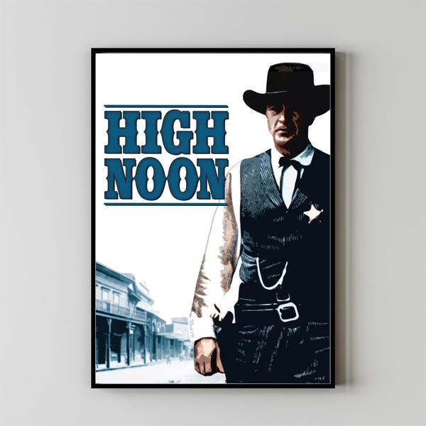 High Noon Movie Poster, Room Decor, Home Decor, Art Poster for Gift 6