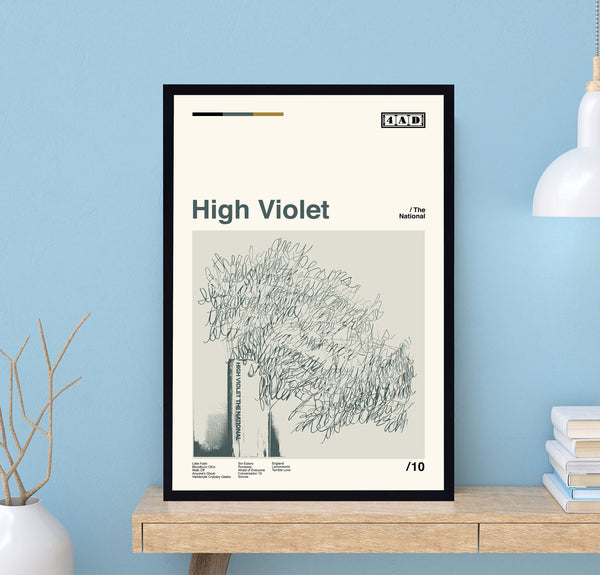 High Violet Poster, High Violet Music, High Violet Album, The National Poster, Music Poster, Vintage Poster, Gifts For Fan, Mom Gifts 1703134347