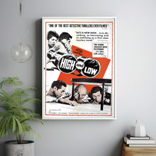 High and Low (1963) Poster Art Print Movie Posters Gift for Movie lovers